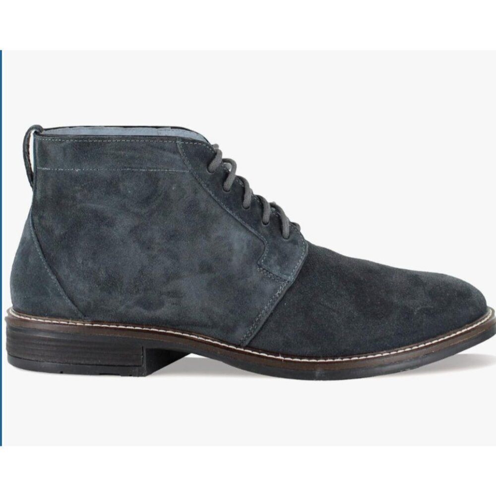 Naot Mens Boots EU 42 US 9 9.5 Charcoal Suede Commander Chukka Lace New display